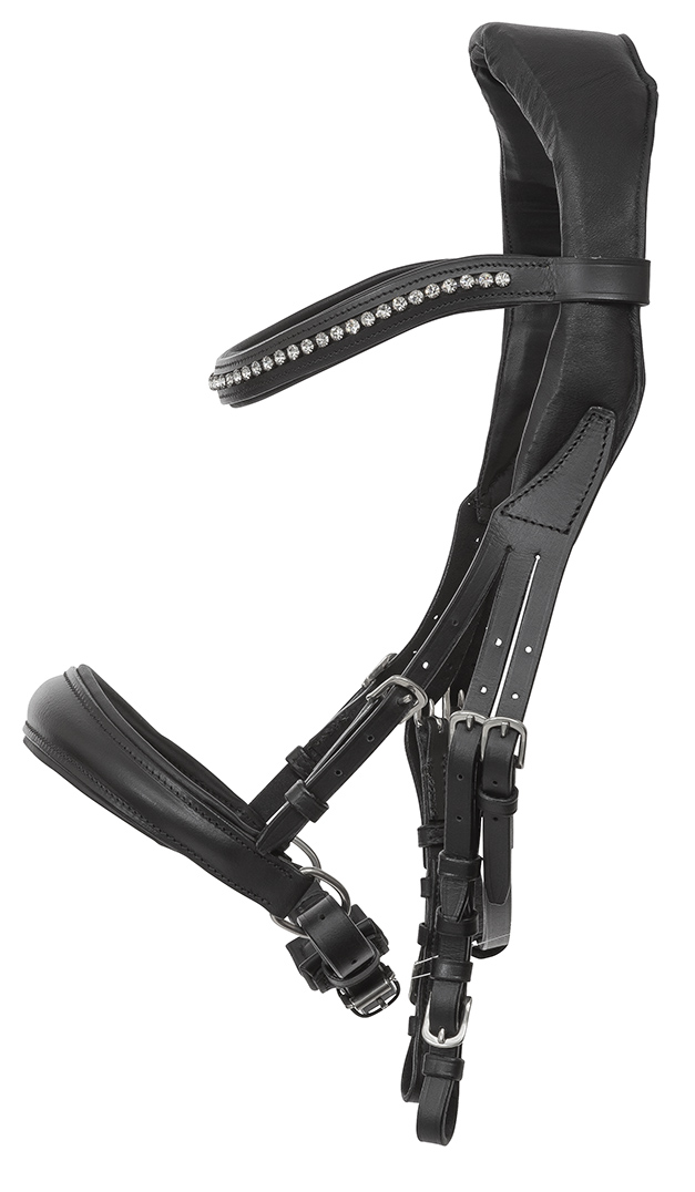 NeXaver® SMART Leder Trensenzaum, mit englischem Reithalfter