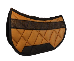 Westernpad Roundskirt Quittpad braun druckausgleichend klimatisierend