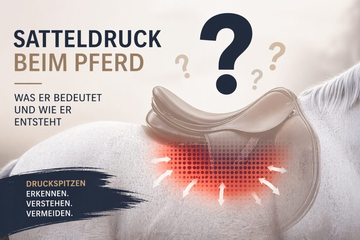 Satteldruck beim Pferd erklärt – Druckverteilung unter dem Sattel